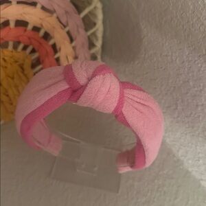 Pink terry cloth Headband NWOT